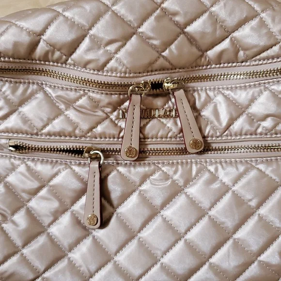nwot MZ Wallace Rose Gold Crosby Sling Bag